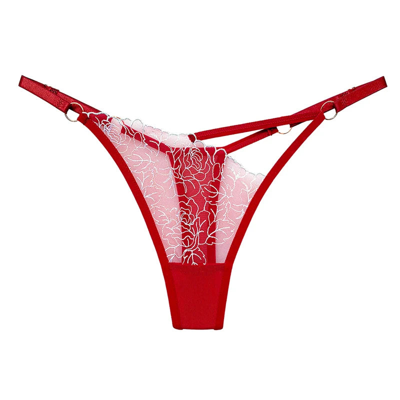 Jasmin Thong  LAVAH LINGERIE & INTIMATES Red One Size 1pc