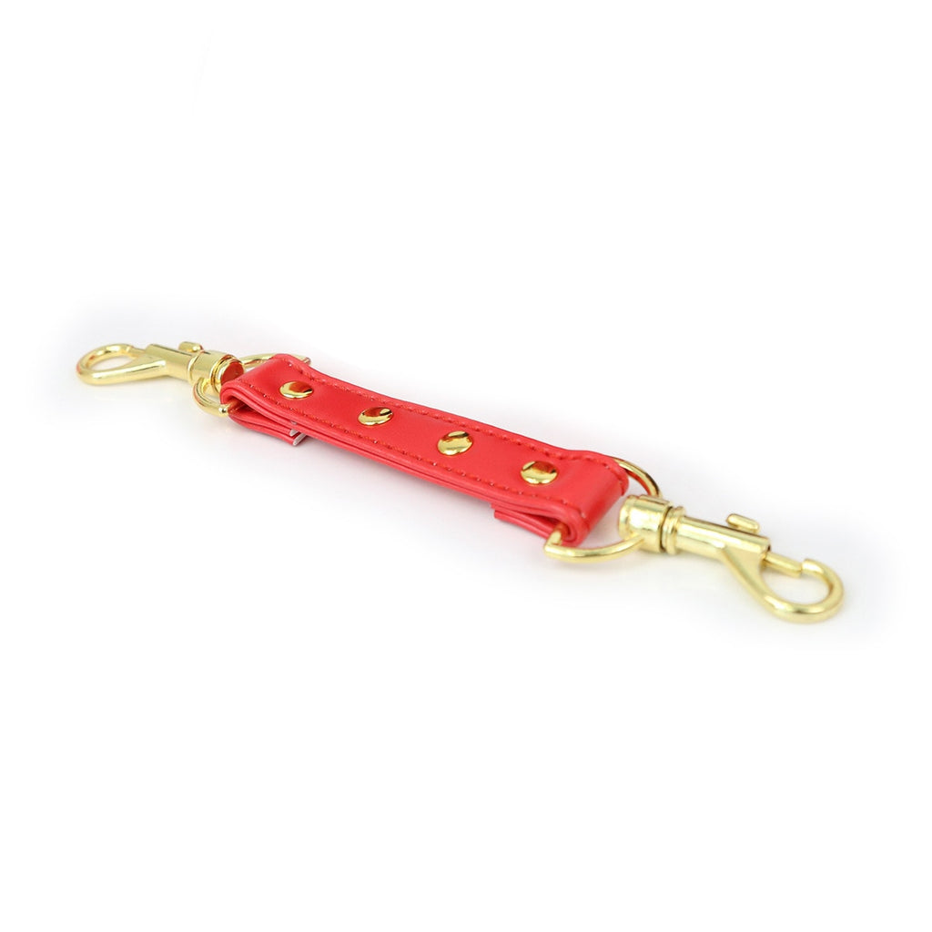Contain Me Restraint Connecting Strap  LAVAH Red with Gold Hardware  