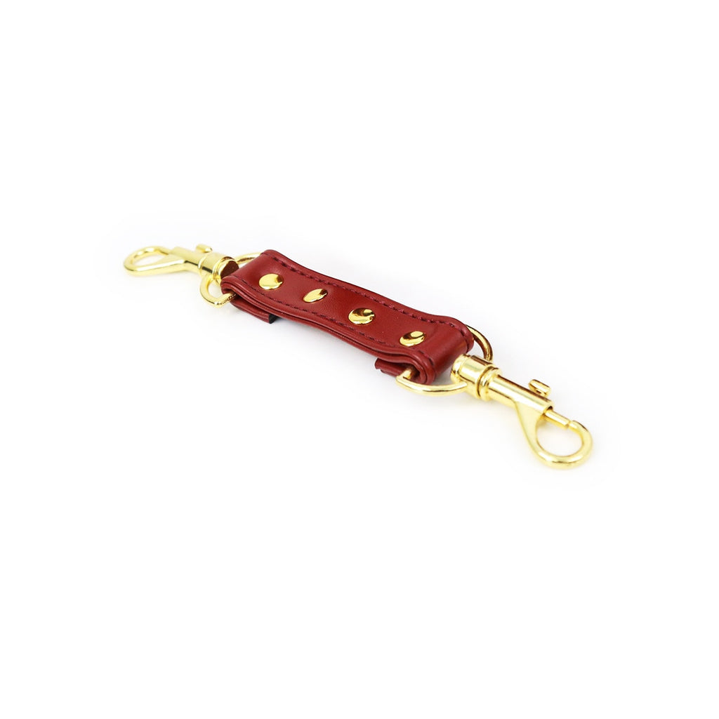 Contain Me Restraint Connecting Strap  LAVAH Burgundy with Gold Hardware  