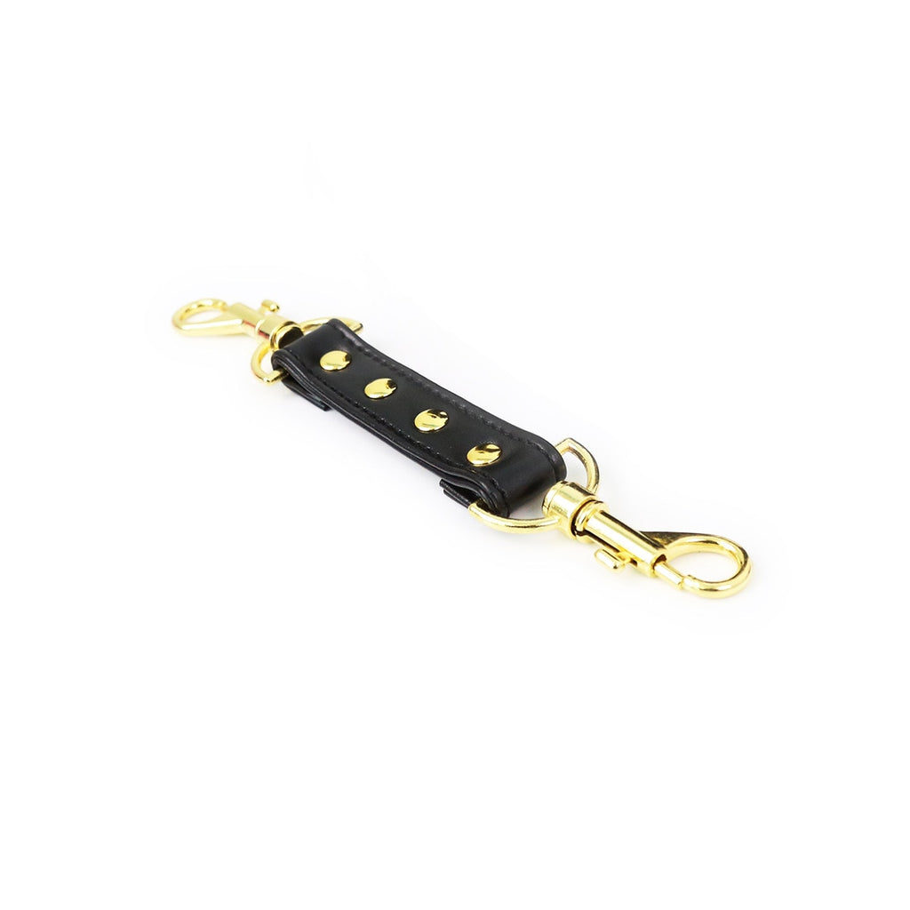 Contain Me Restraint Connecting Strap  LAVAH Black with Gold Hardware  