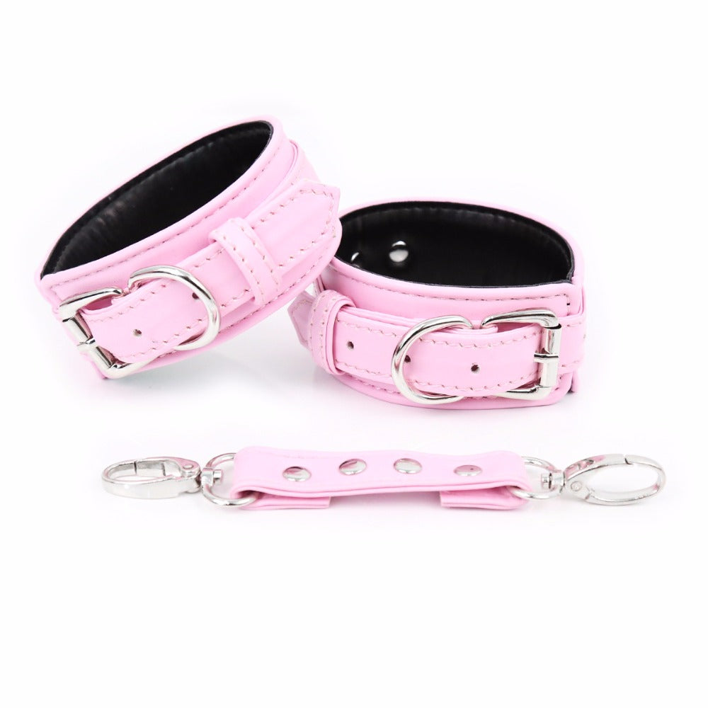 Contain Me Restraints sex toy LAVAH Pink & Silver Hardware  