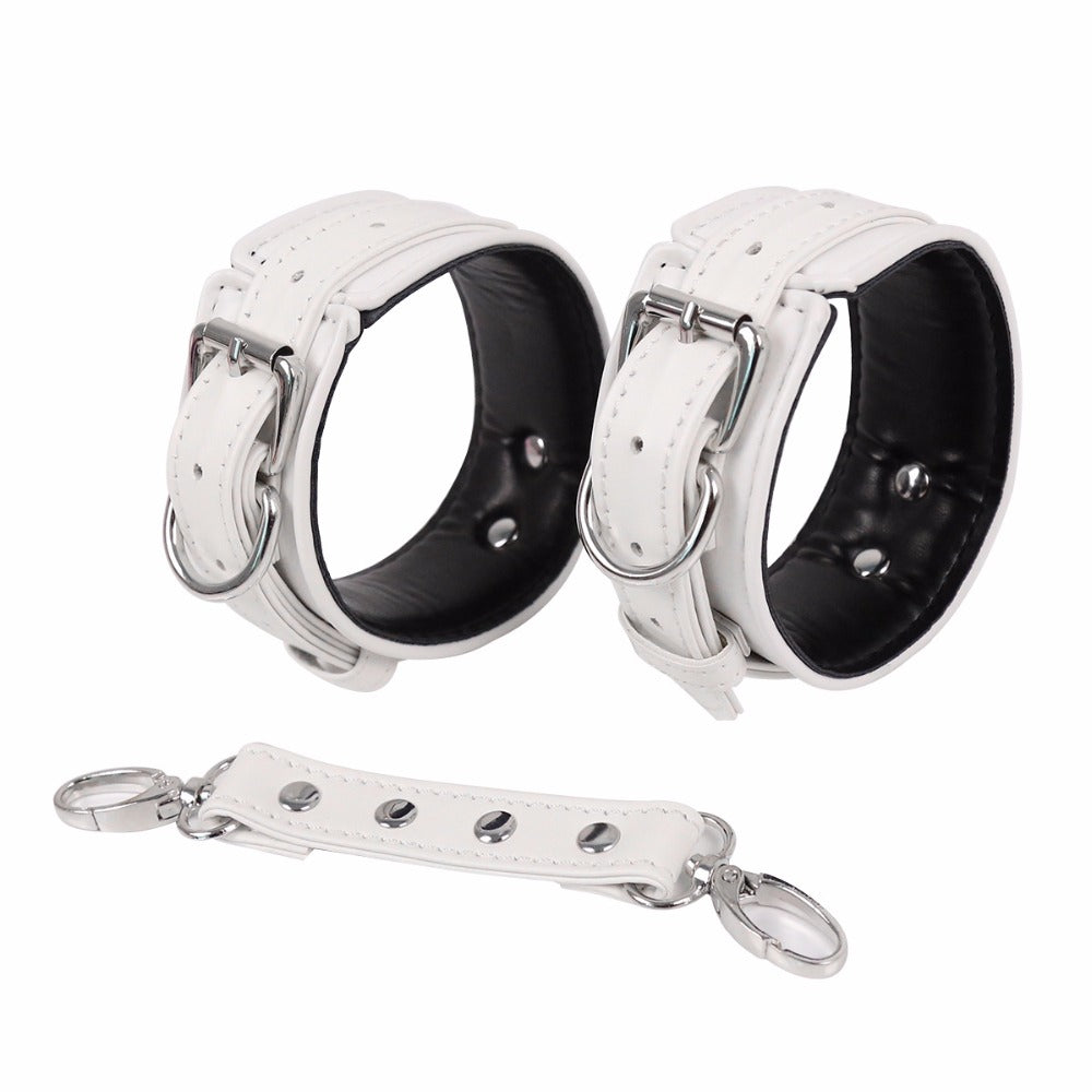 Contain Me Restraints sex toy LAVAH White & Silver Hardware  