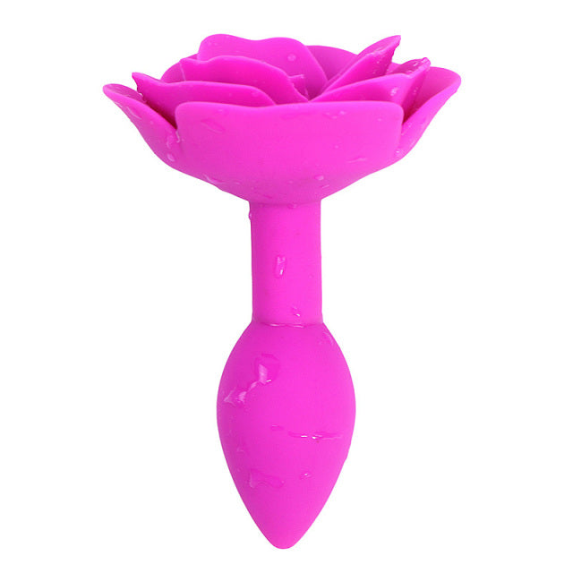 Rose Butt Plug sex toy LAVAH Pink  