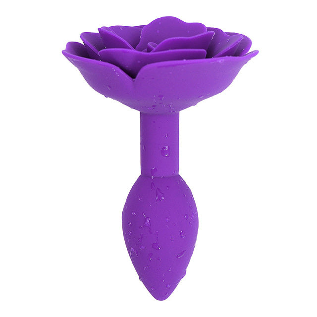 Rose Butt Plug sex toy LAVAH purple  