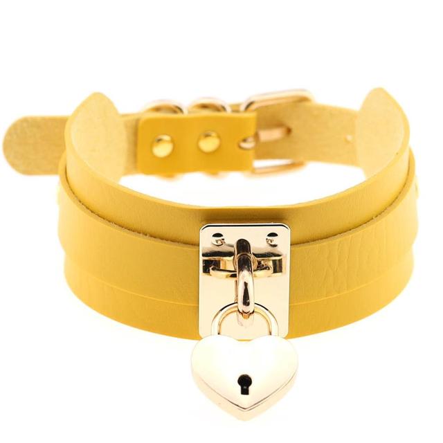 Love Lock Collar sex toy LAVAH Yellow  